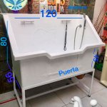Bañera para mascotas en fibra de vidrio (PRFV) para peluquería canina – IngenioFibra