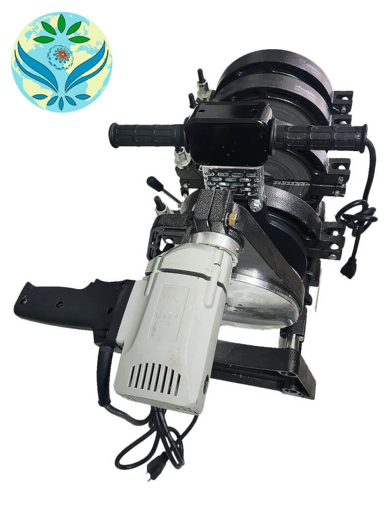 Máquina de termofusión a tope 4 mordazas 63-200 mm para soldar tubería HDPE – alquiler en Antioquia